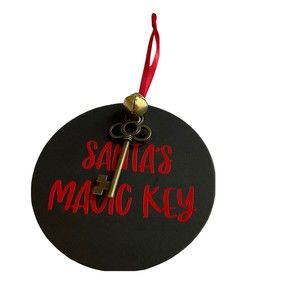 SANTA KEY - Santa's Magic Key for houses without a Chimney, Ornament